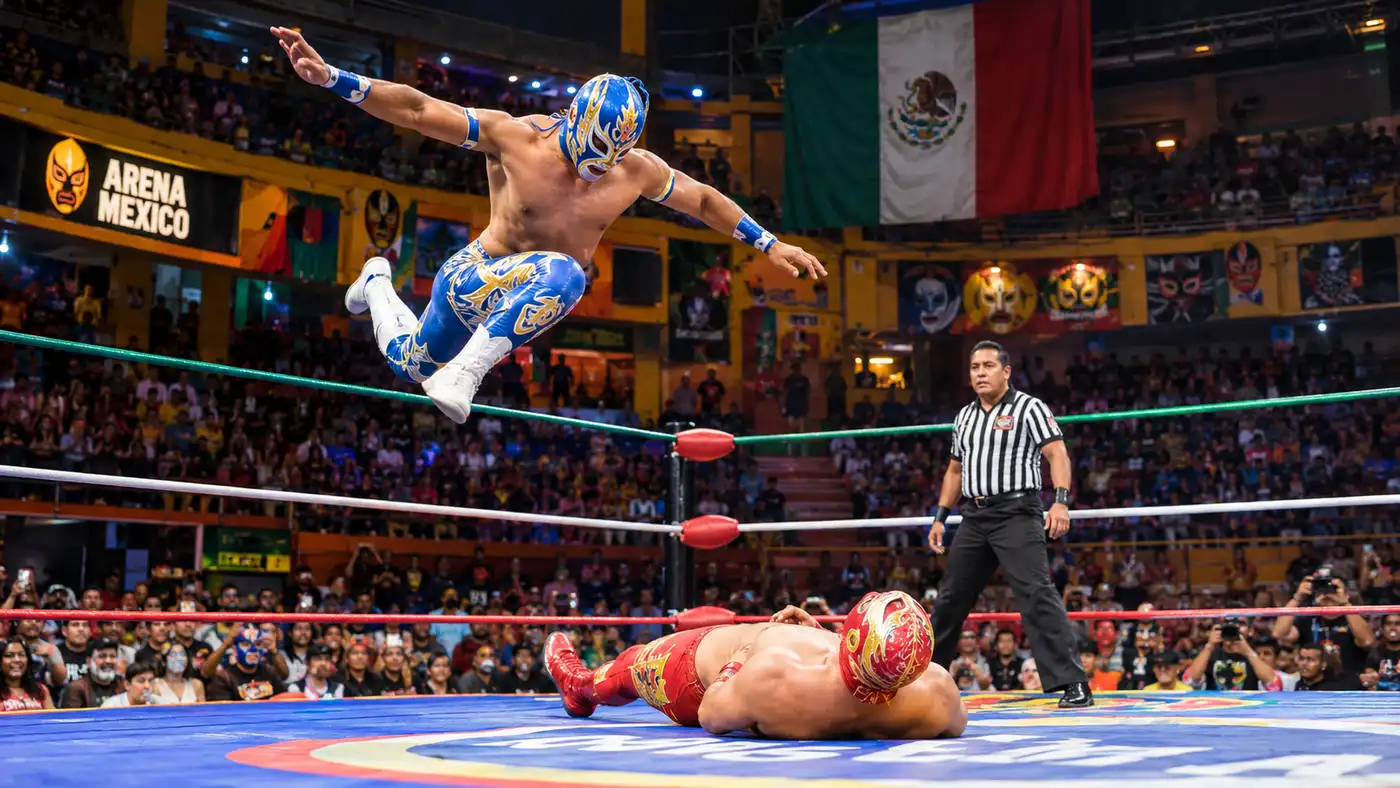メキシコシティのルチャリブレ ガイド付きツアーと体験
